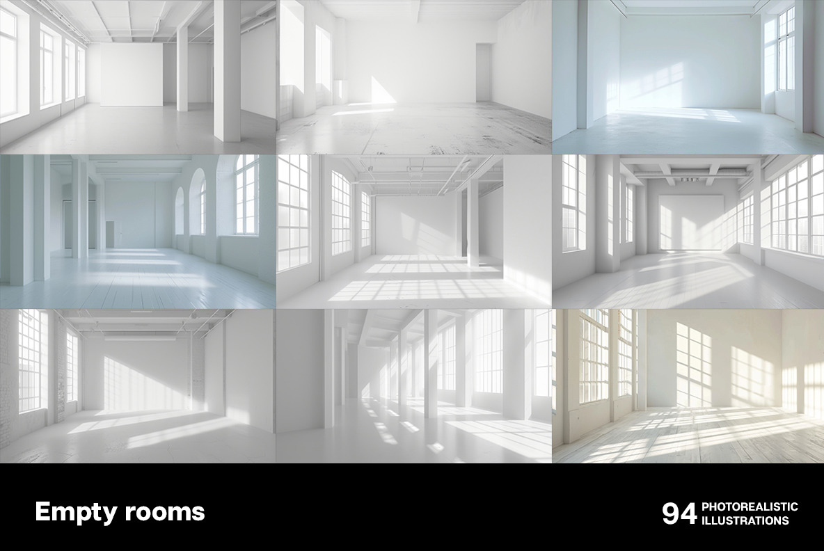 Empty rooms Empty rooms