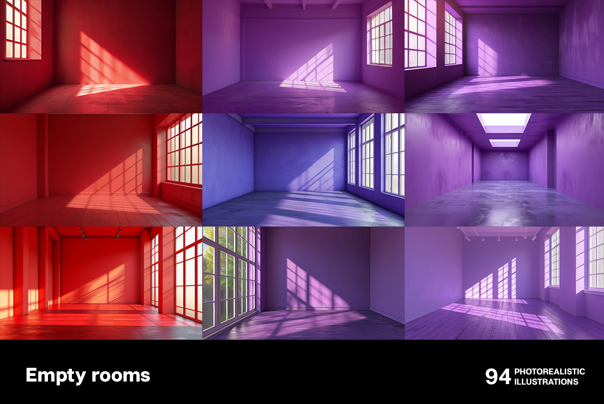 Empty rooms Empty rooms