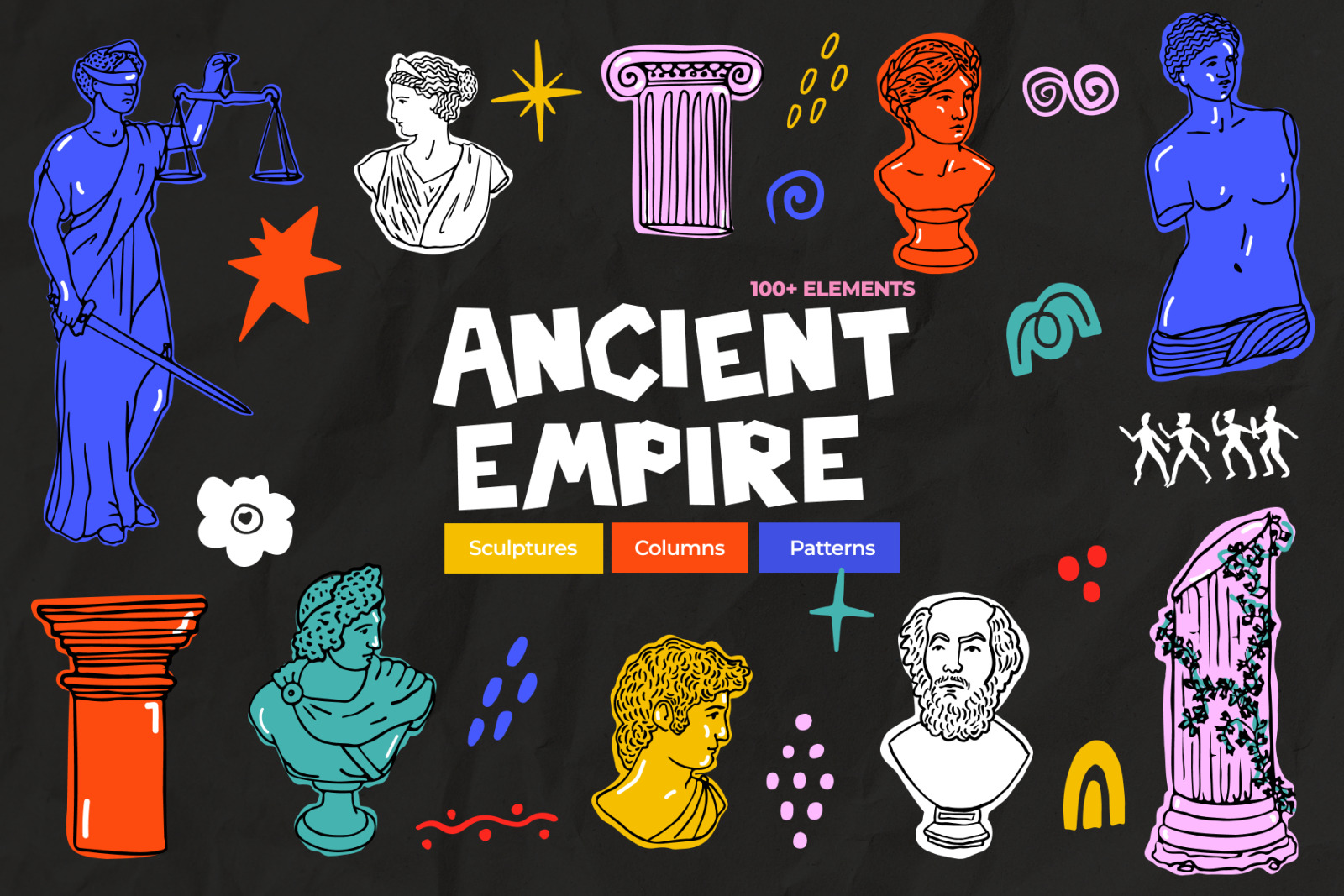 Ancient Empire: Sculptures & Columns Ancient Empire: Sculptures & Columns