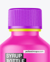 Matte Syrup Bottle Mockup