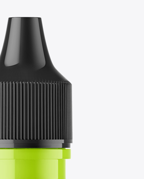 Glossy Dropper Bottle Mockup