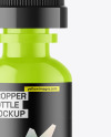 Glossy Dropper Bottle Mockup