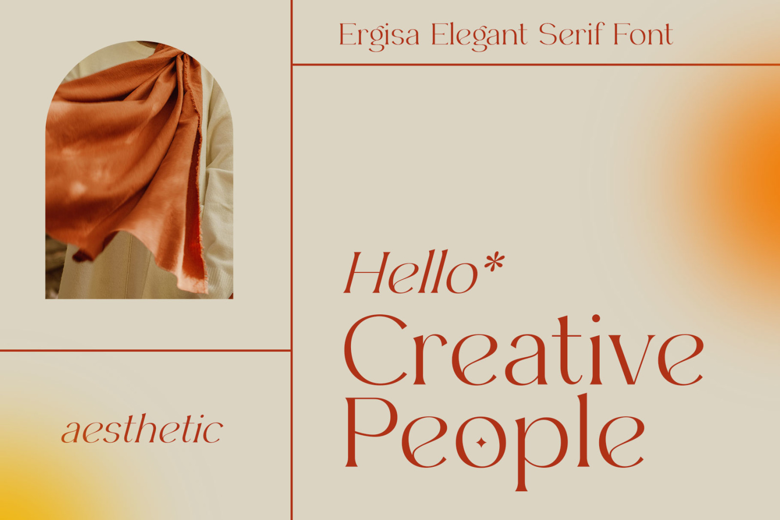 Ergisa Elegant Serif Font