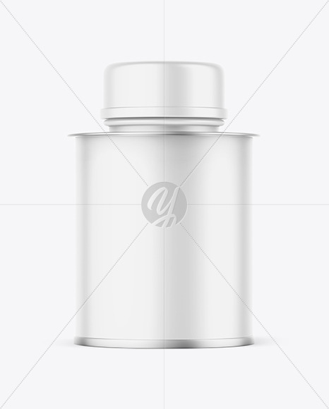 Matte Tin Can Mockup