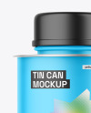 Matte Tin Can Mockup