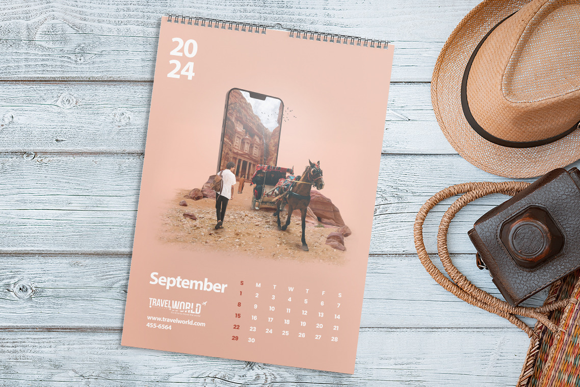 Calendar Mockup Calendar Mockup