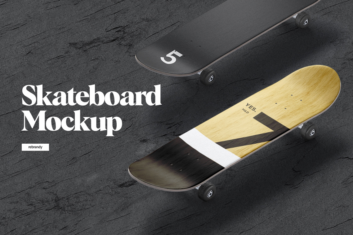 Skateboard Mockup Skateboard Mockup