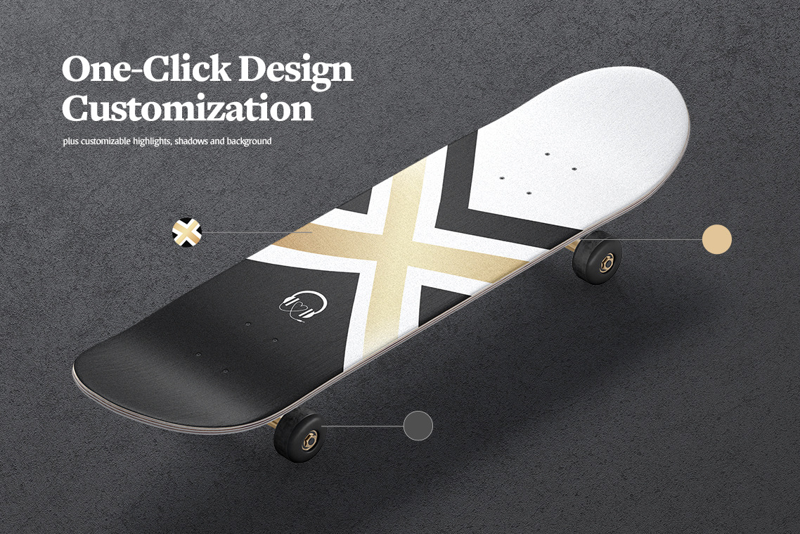 Skateboard Mockup Skateboard Mockup
