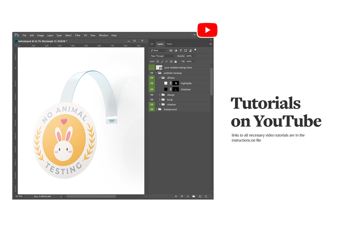 Wobbler Mockup Wobbler Mockup