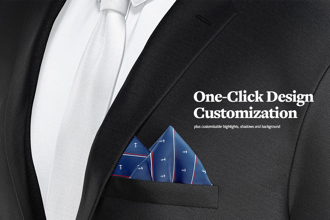 Pocket Square Mockups Pocket Square Mockups