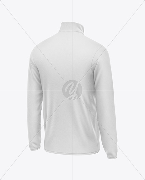 Men's Zip Sweatshirt Mockup