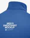 Men's Zip Sweatshirt Mockup