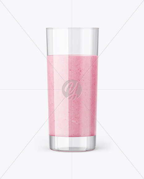 Glass With Smoothie Mockup