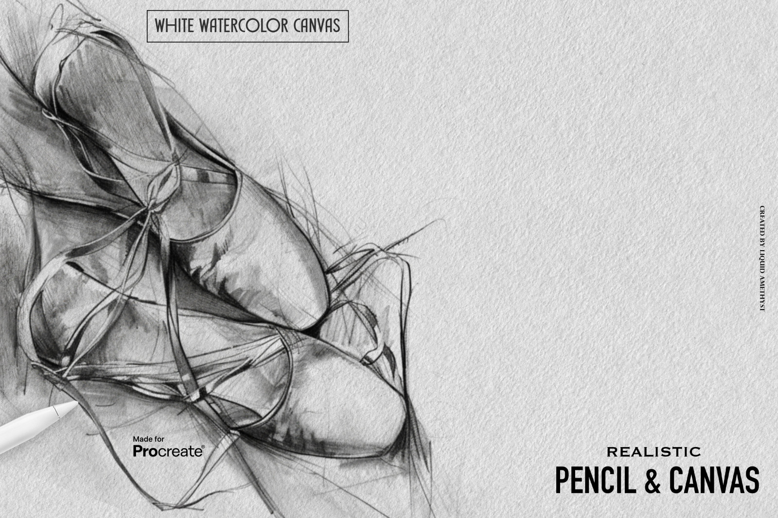 Real Pencil &amp; Canvas Box for Procreate