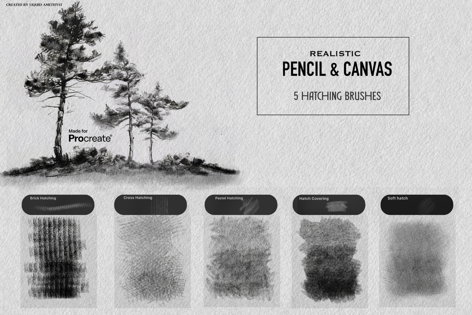 Real Pencil &amp; Canvas Box for Procreate