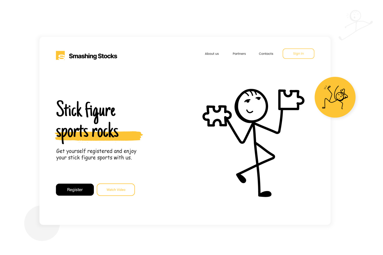 Hand Drawn Stick Figure Icons