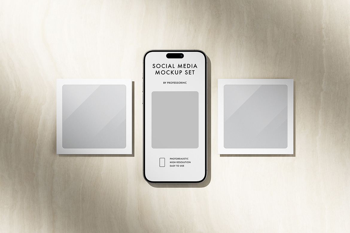 Instagram Mockup Set Instagram Mockup Set
