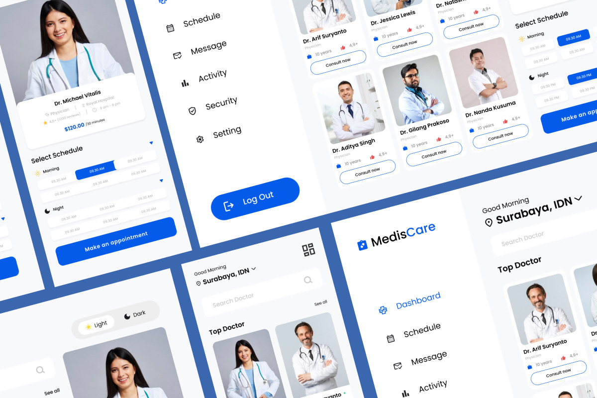 MedisCare - Doctor Dashboard V1