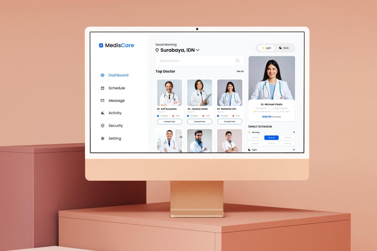 MedisCare - Doctor Dashboard V1