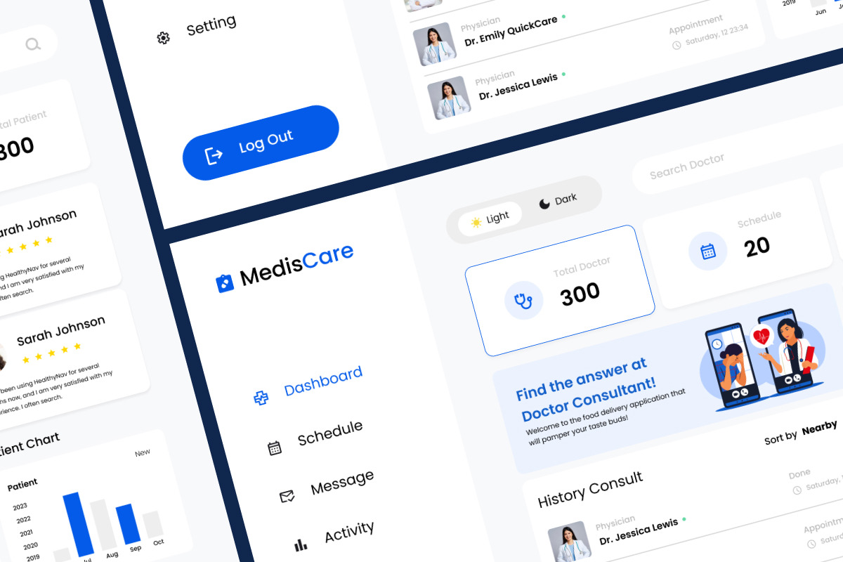 MedisCare - Doctor Dashboard V2 MedisCare - Doctor Dashboard V2