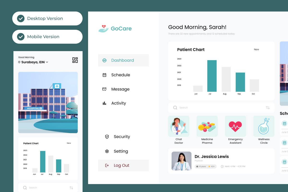 GoCare - Doctor Dashboard V2 GoCare - Doctor Dashboard V2