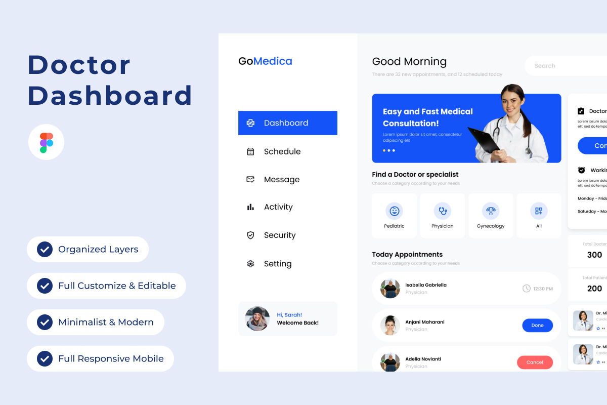 GoMedica - Doctor Dashboard V1 GoMedica - Doctor Dashboard V1