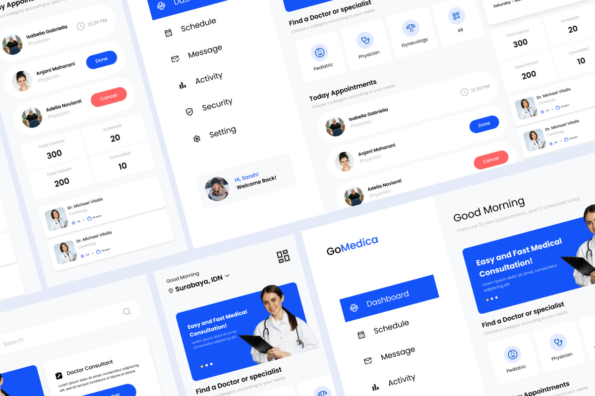 GoMedica - Doctor Dashboard V1