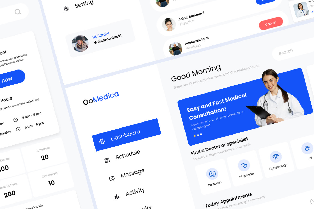 GoMedica - Doctor Dashboard V1