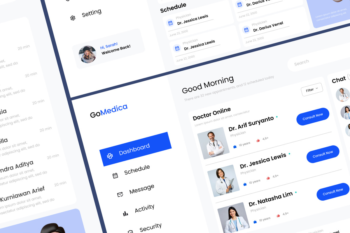 GoMedica - Doctor Dashboard V2 GoMedica - Doctor Dashboard V2