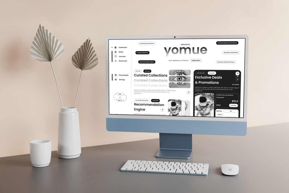 Yomue - Online Book Store Dashboard V1 Yomue - Online Book Store Dashboard V1