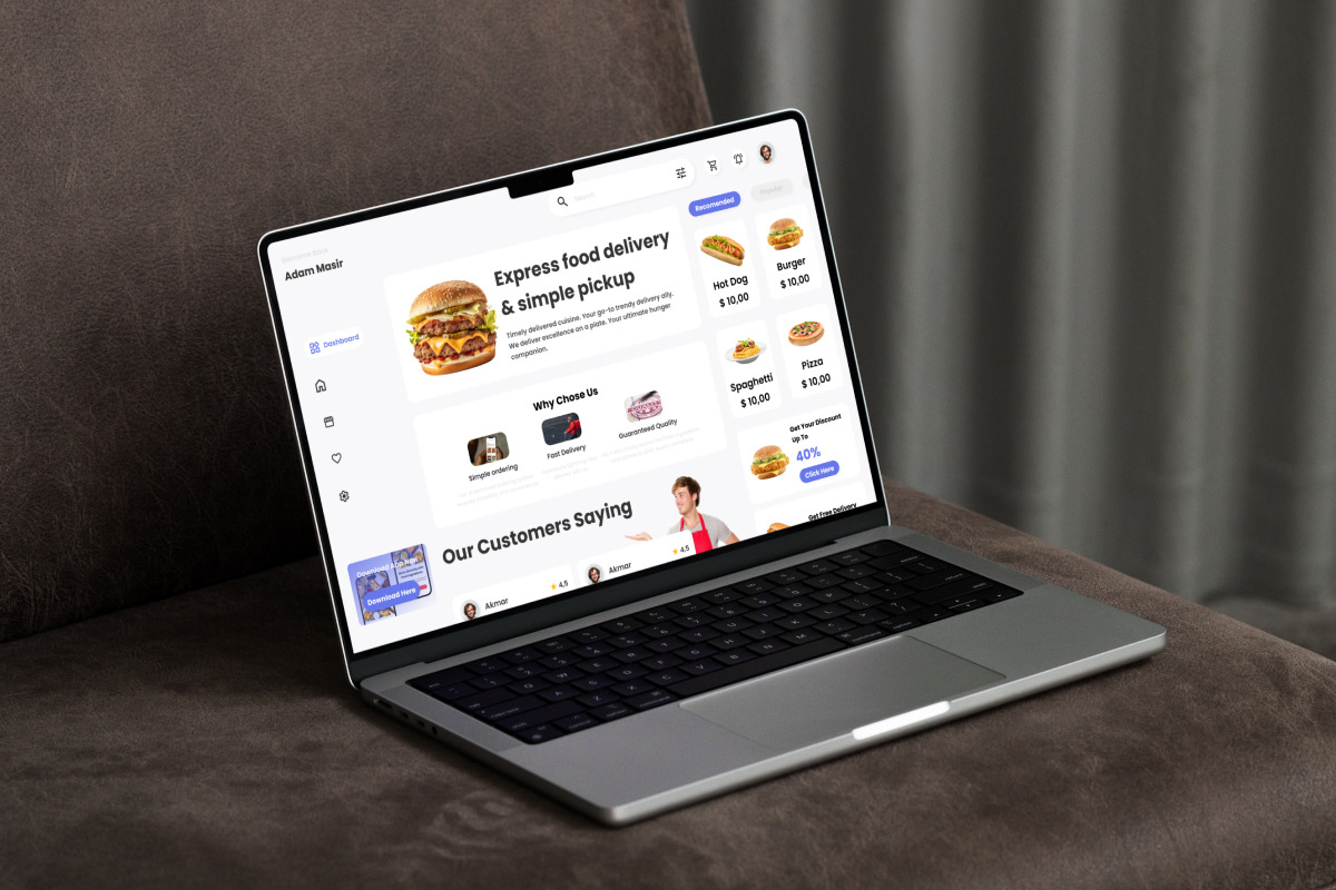 FlavorDash - Food Delivery Dashboard V1 FlavorDash - Food Delivery Dashboard V1