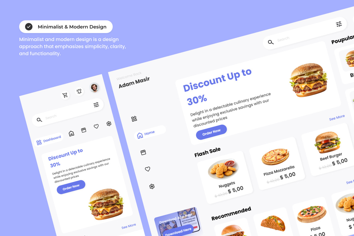 FlavorDash - Food Delivery Dashboard V2 FlavorDash - Food Delivery Dashboard V2