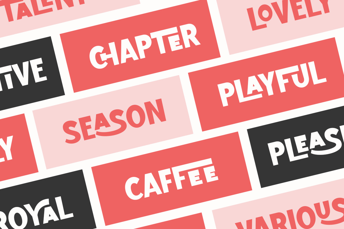 The Sider - Unique Playful Ligature Font The Sider - Unique Playful Ligature Font