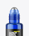 Blue Cosmetic Roll-on Bottle Mockup