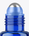 Blue Cosmetic Roll-on Bottle Mockup