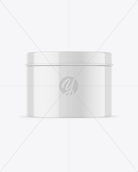 Glossy Cosmetic Jar Mockup