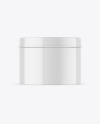 Glossy Cosmetic Jar Mockup