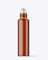 Amber Cosmetic Roll-on Bottle Mockup