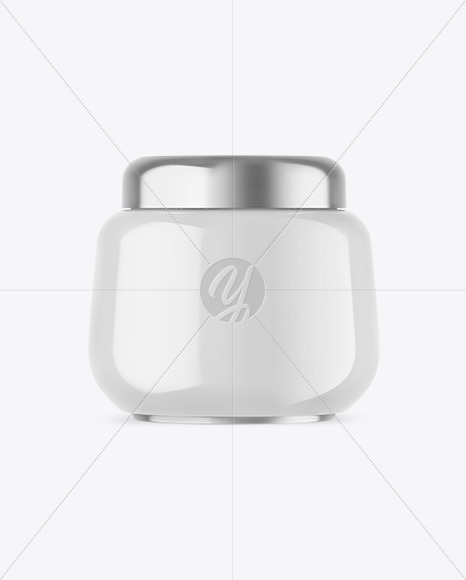 Glossy Tea Tin Can Mockup