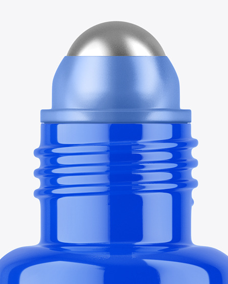 Glossy Cosmetic Roll-on Bottle Mockup