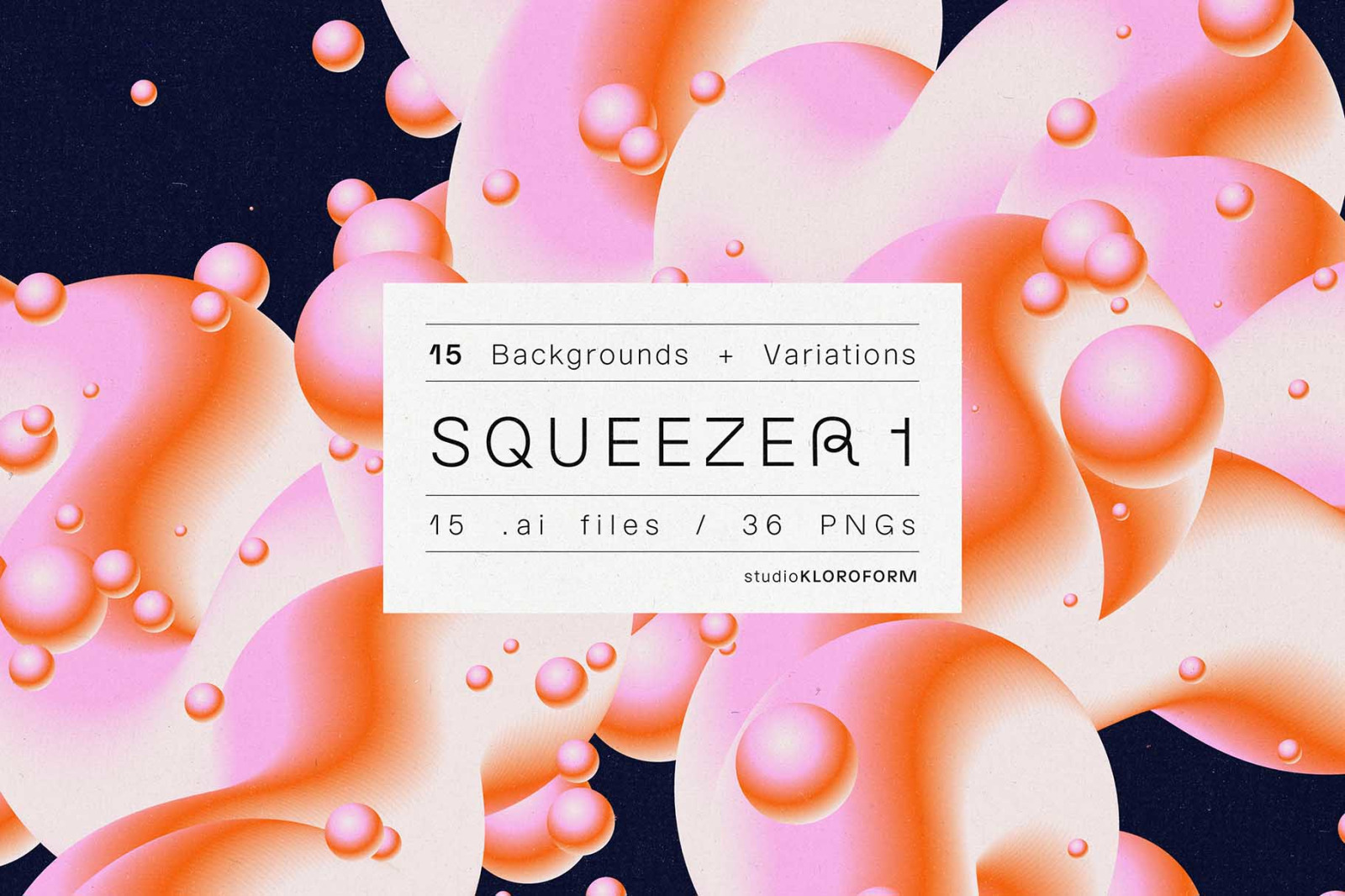 Squeezer 1 - 36 Psychedelic Backgrounds