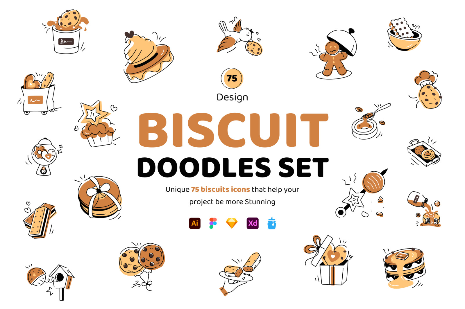 Biscuits Doodle Set Biscuits Doodle Set