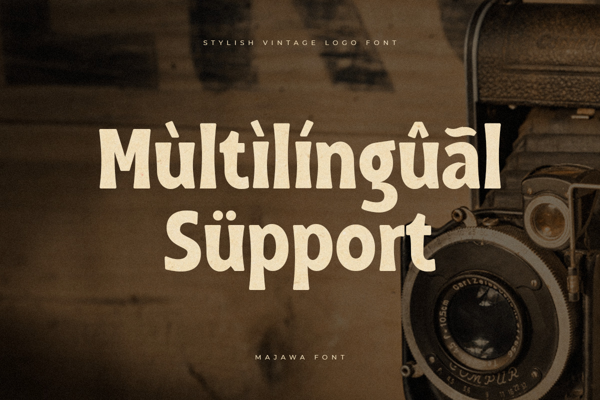 Majawa - Stylish Vintage Logo Font Majawa - Stylish Vintage Logo Font