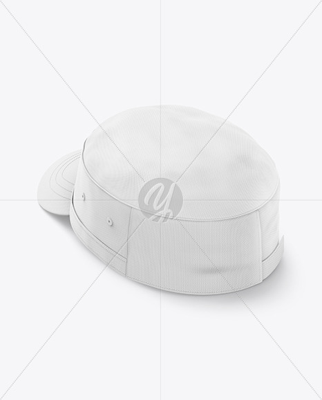 Field Cap Mockup - Back Side View