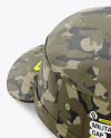 Field Cap Mockup - Back Side View