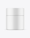 Matte Cosmetic Jar Mockup