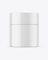 Glossy Cosmetic Jar Mockup