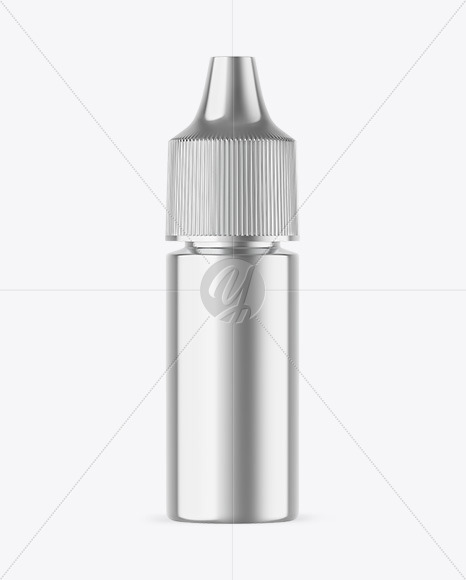 Metallic Dropper Bottle Mockup