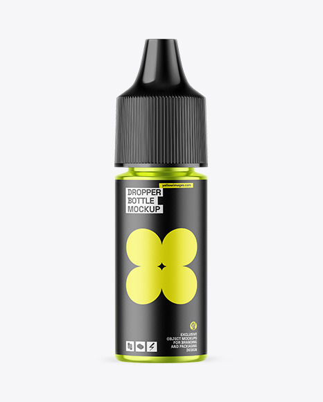 Metallic Dropper Bottle Mockup - Metallic+Dropper+Bottle+Mockup