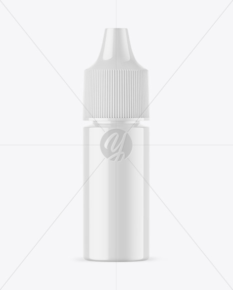 Glossy Dropper Bottle Mockup